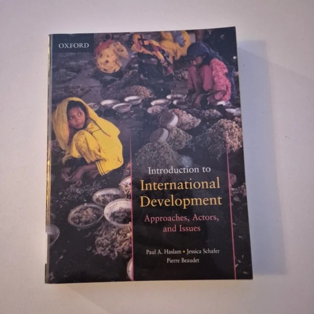 Oxford International Development Book - Yellow & Black Cover